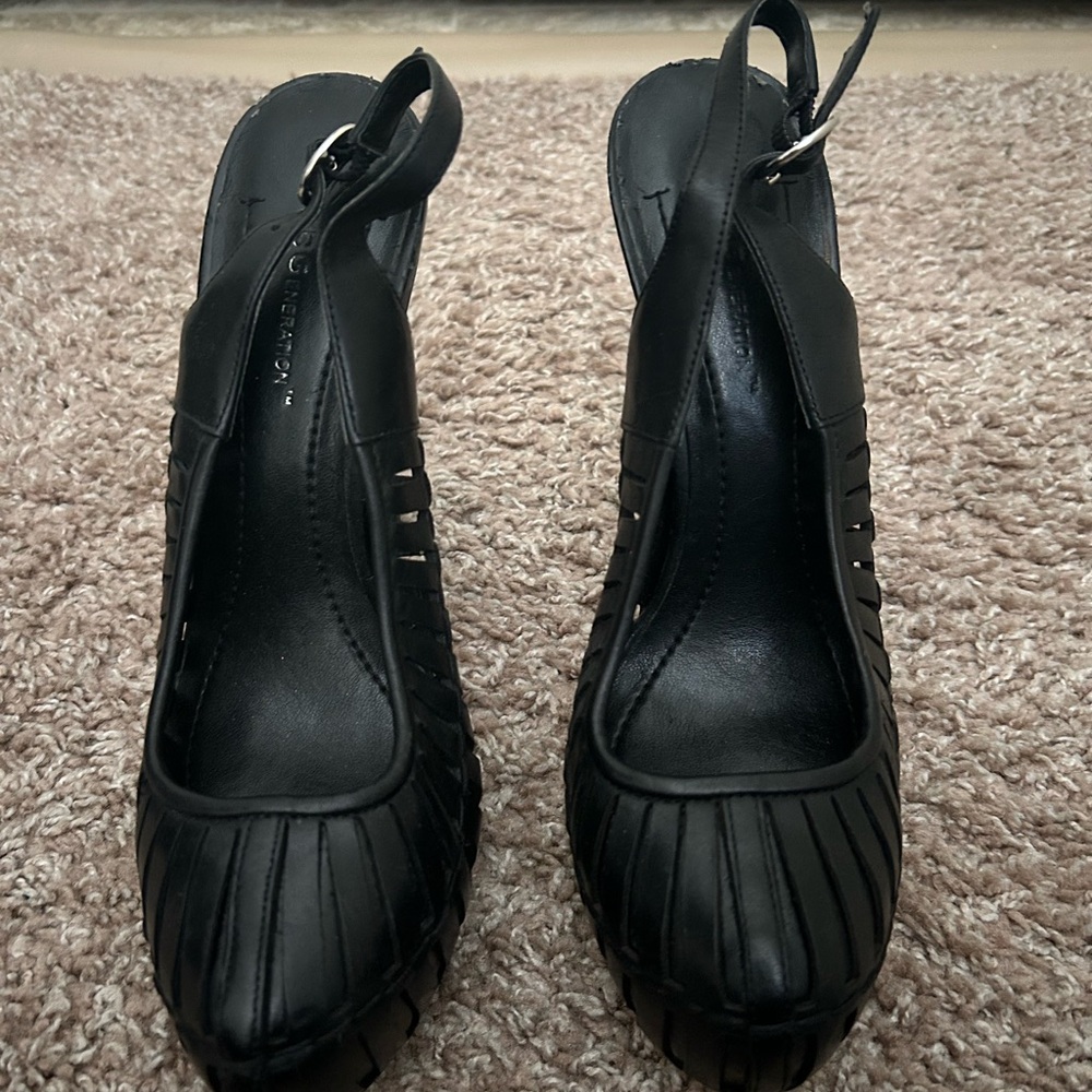 BCBGeneration Black Heels